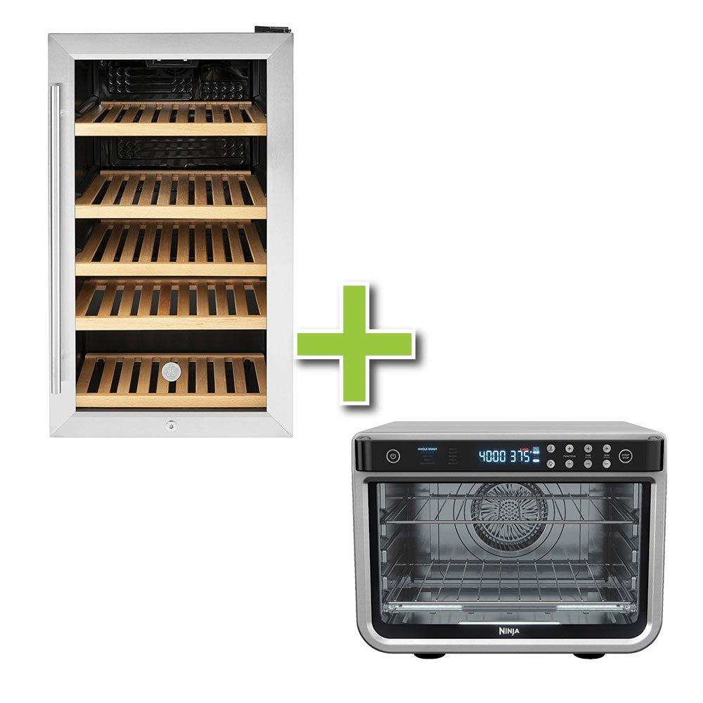 Rent to Own GE Appliances GE Beverage Center Mini Fridge w/ Ninja Foodi XL Air Fryer Oven at